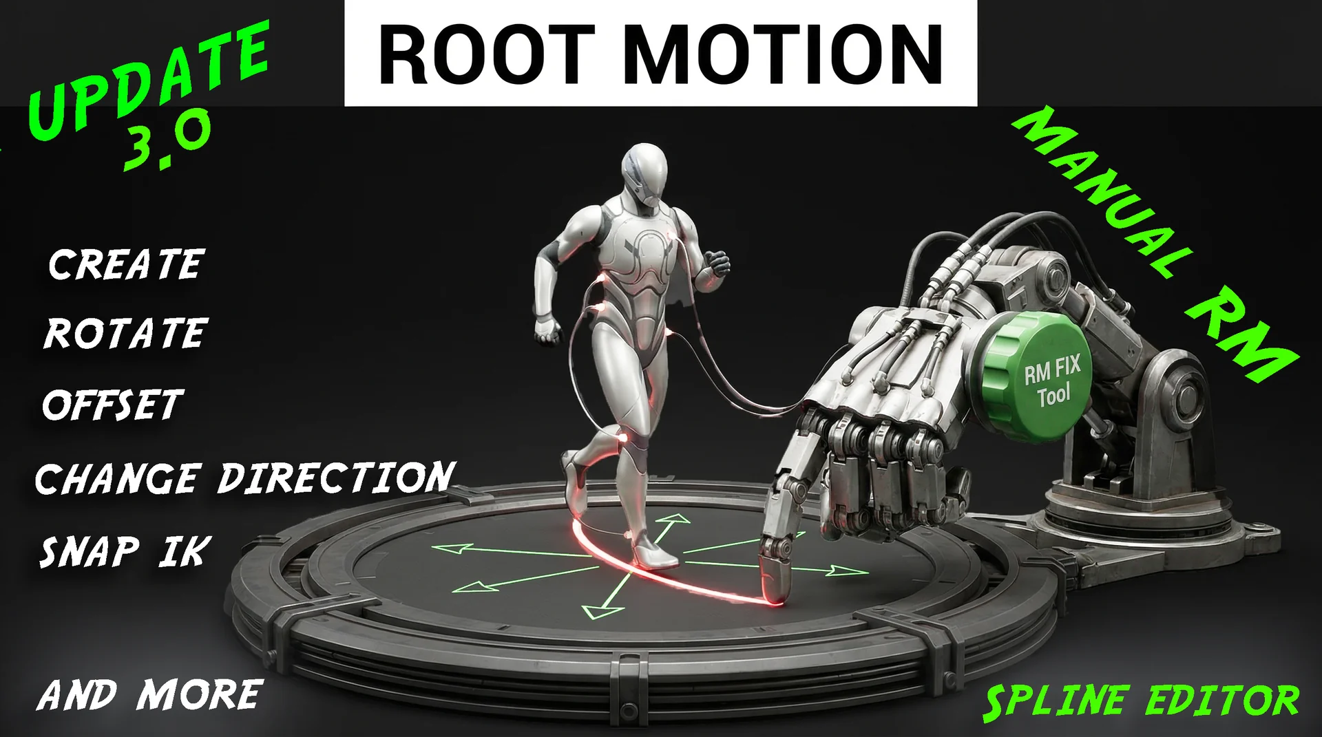 Root Motion  Fix Tool | Mocap animations root motion cleaner and fixer
