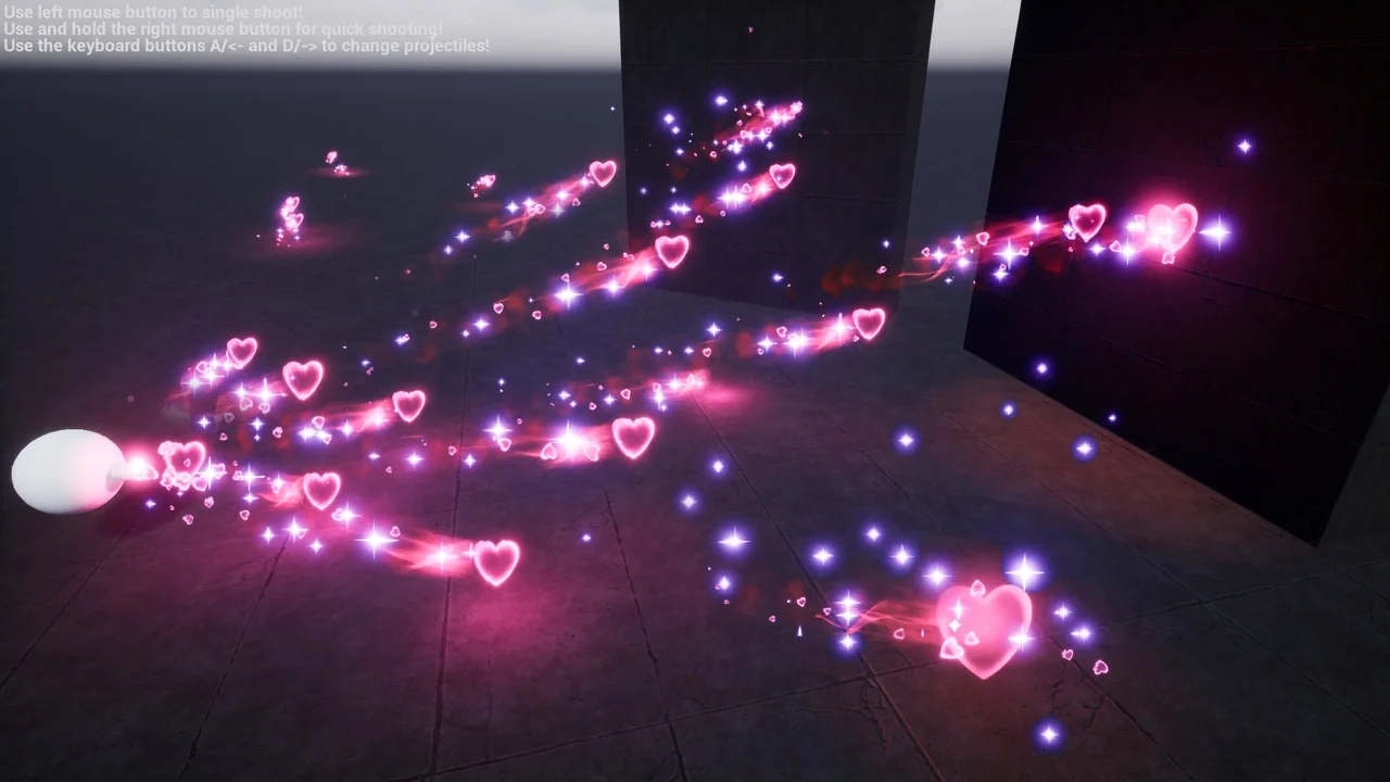 Niagara Projectiles Vol.1 asset