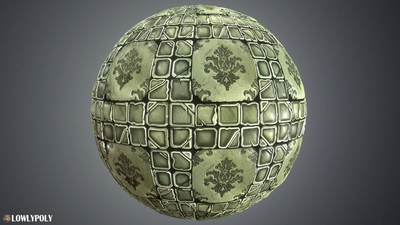 Tiles Vol.54 – Hand Painted Textures asset