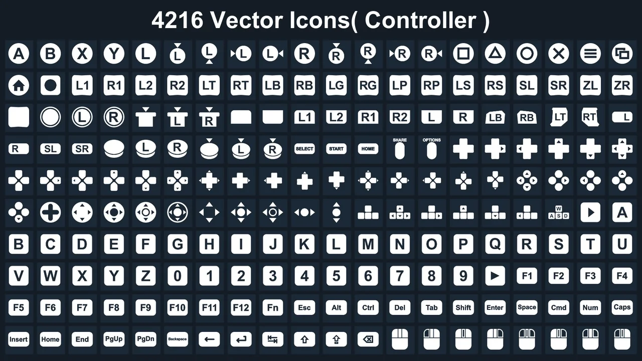 Clean Flat GUI Elements asset