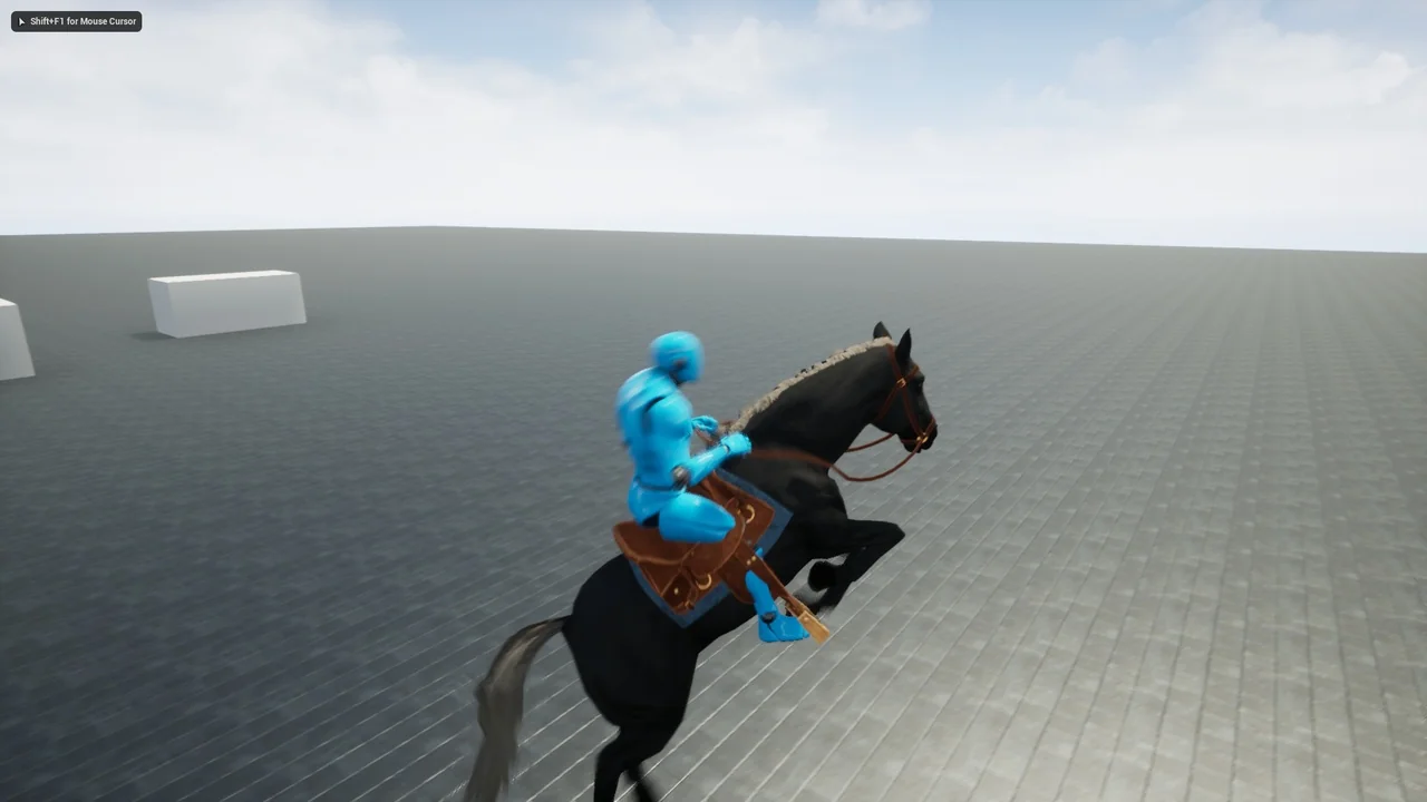 Riding System in Blueprints (Multiplayer) asset