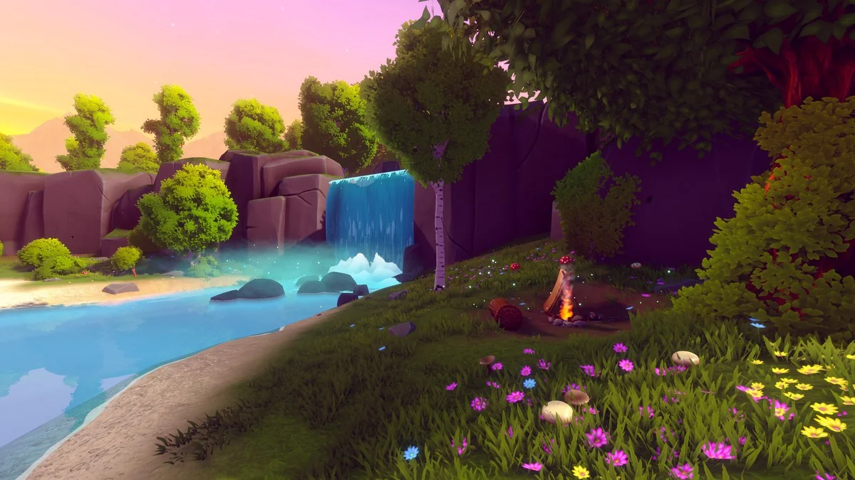 Dreamscape Nature : Meadows : Stylized Open World Environment asset