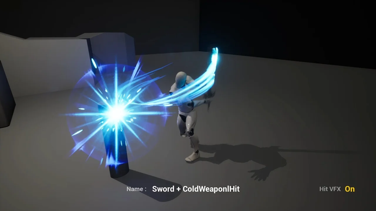 Slash and Hit VFX (with SFX) asset