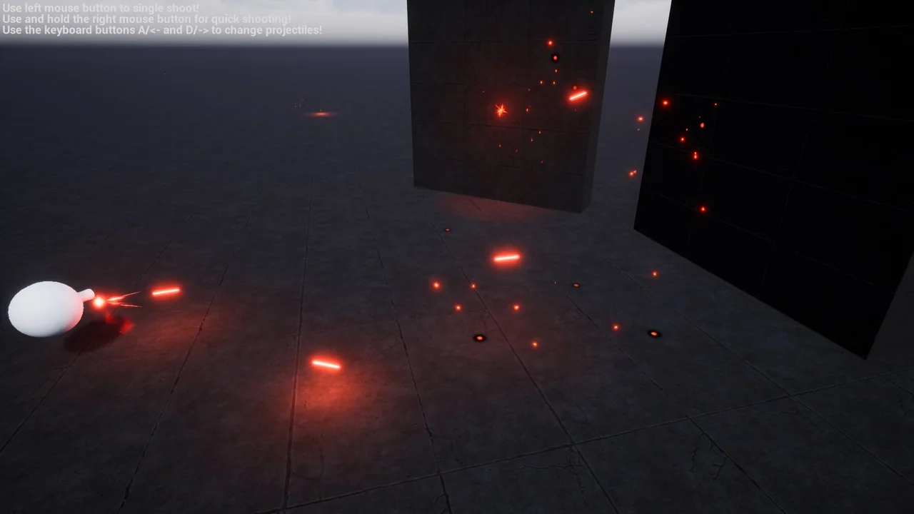 Niagara Projectiles Vol.1 asset