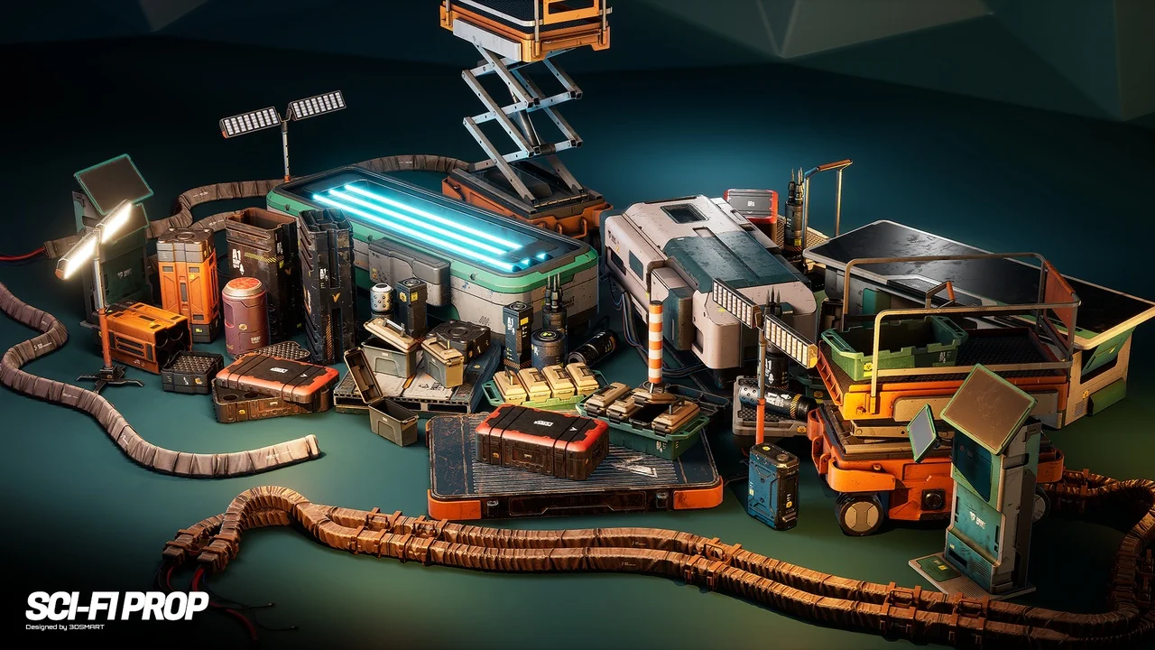 Sci-Fi Props Vol01 asset