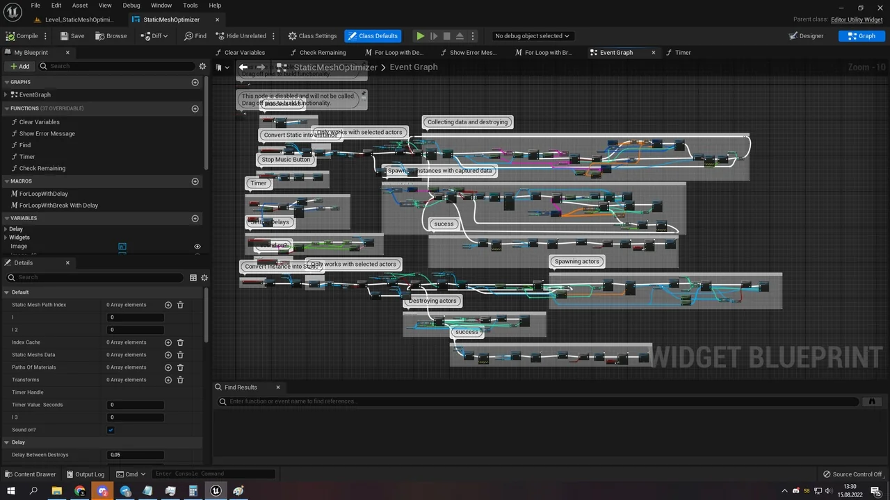 FPS Booster: Static Mesh Optimizer asset
