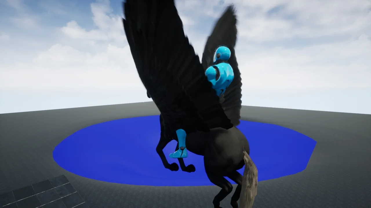 Riding System in Blueprints (Multiplayer) asset