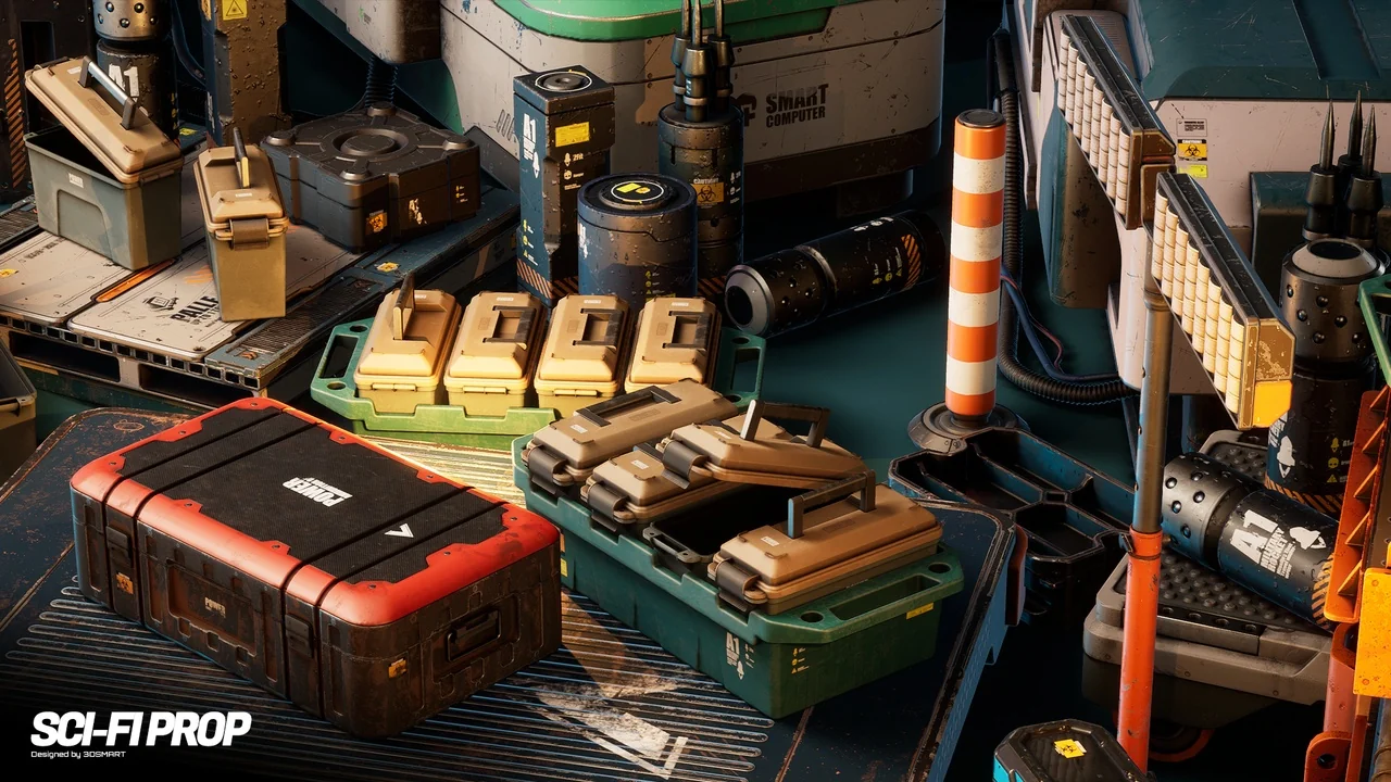 Sci-Fi Props Vol01 asset