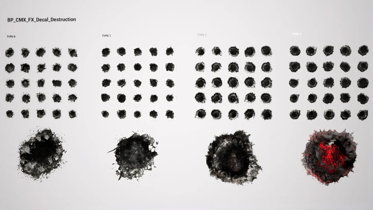 Destruction Decal BP asset