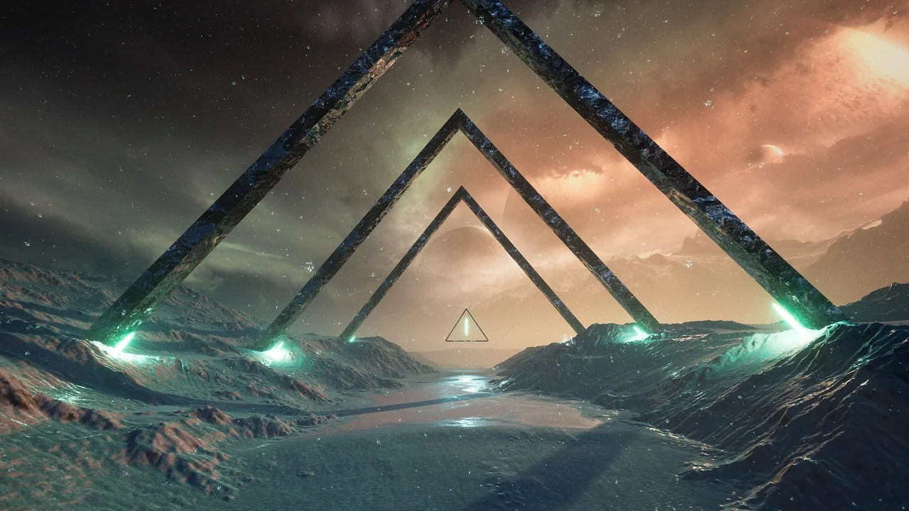 Elite Landscapes: Fractal Glacier asset