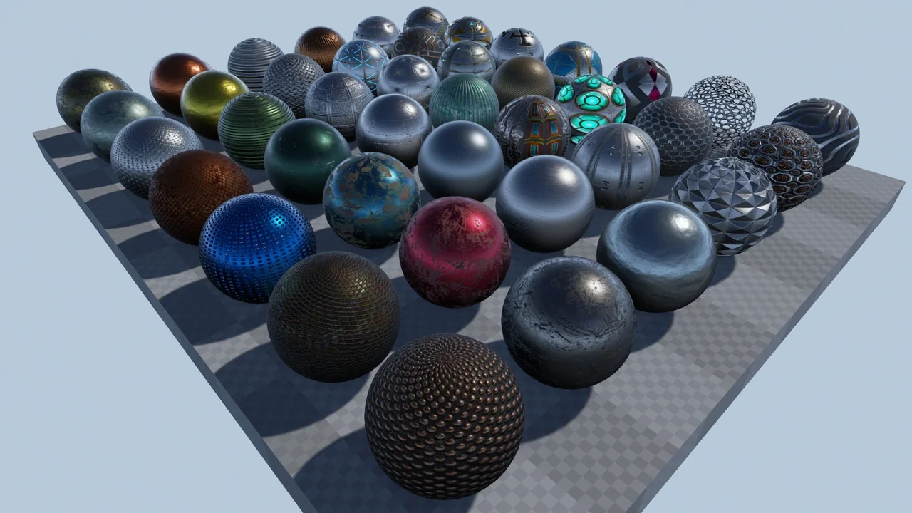 Yughues Metal Materials asset