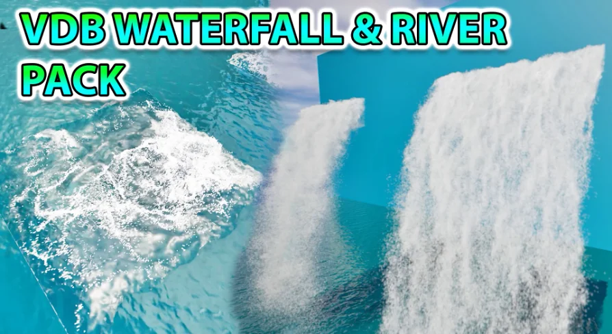 VDB Waterfall & River Pack