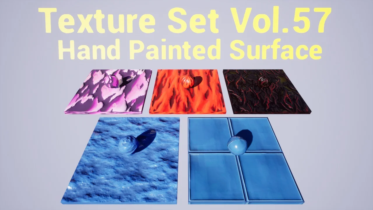 Surface Vol.57 – Hand Painted Textures asset