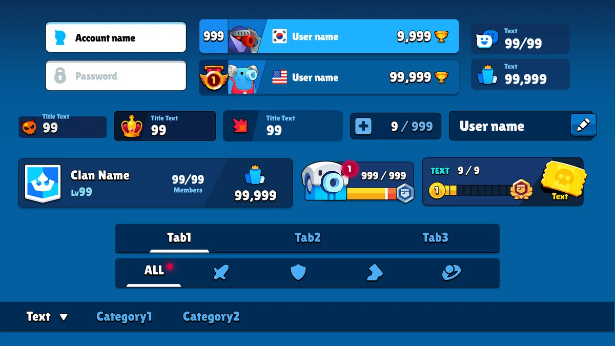 GUI Pro – Casual Game asset