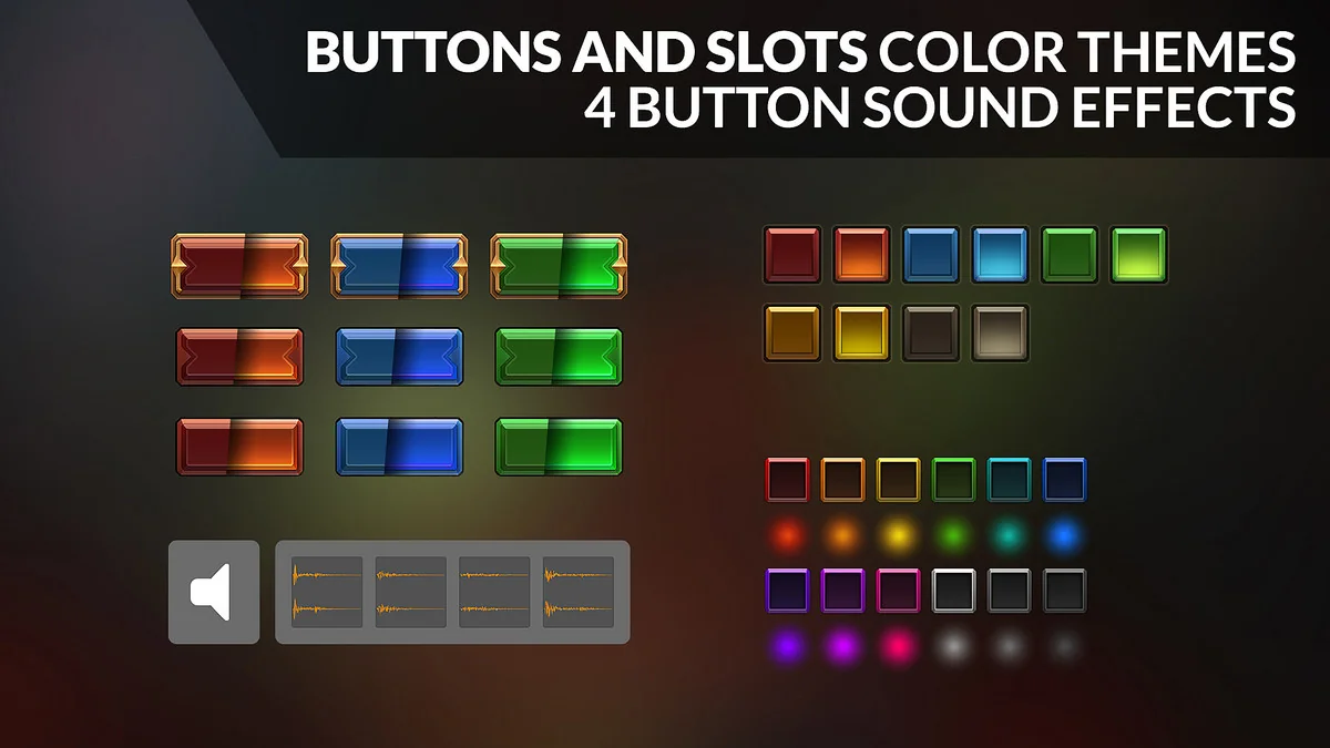 4k Full Fantasy GUI + over 400 png + samples asset