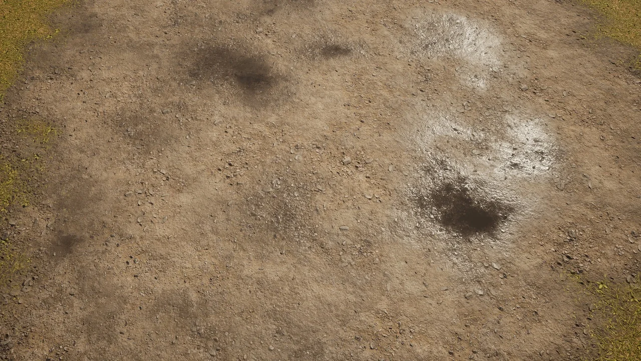 Ground Material Texture Pack (Advanced Materials / 5 Variations) asset