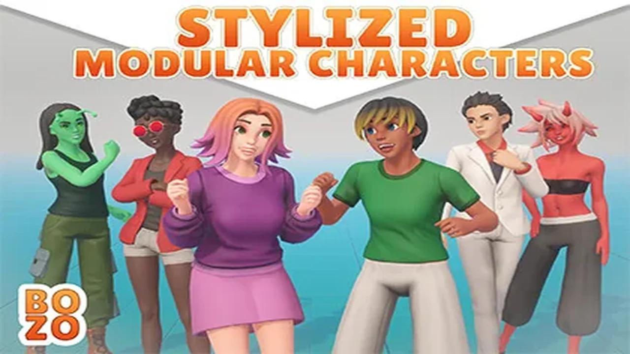 BoZo: Stylized Modular Characters - Base Pack