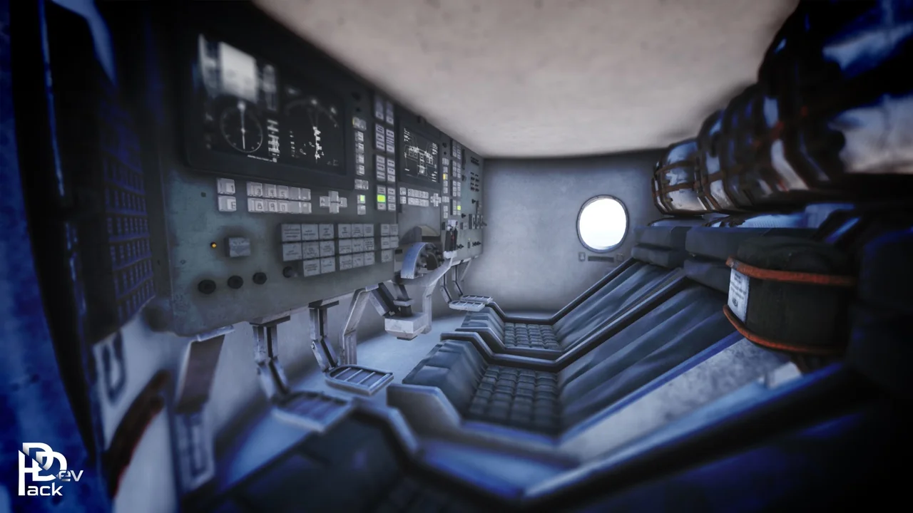 Rocket Launch Pad & Interior / Modular Environment asset