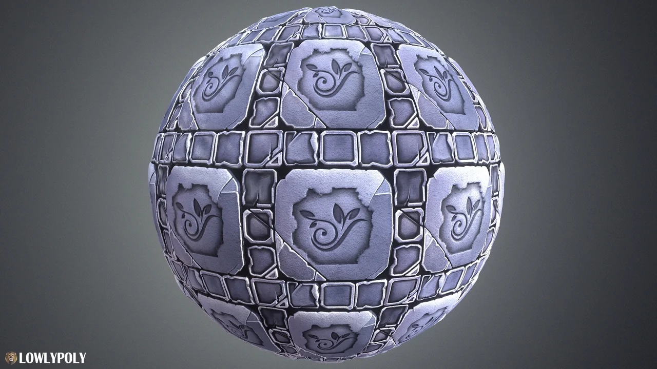 Tiles Vol.54 – Hand Painted Textures asset