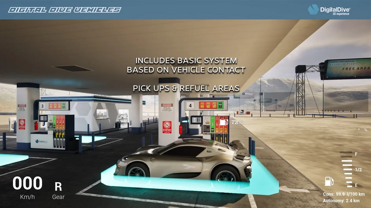 Advanced Fuel System: Multiplayer Vehicle Addon asset