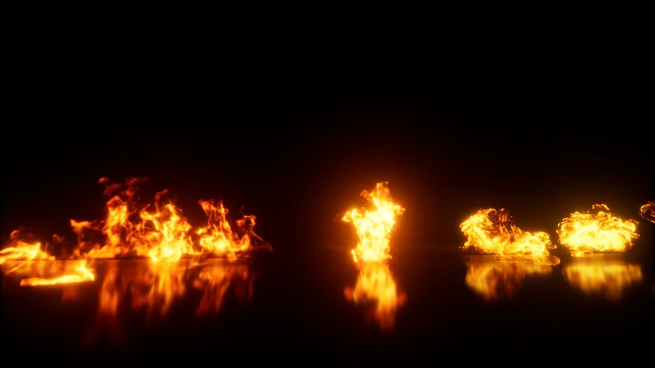 Real Fire Pack 2d Effect Pack asset