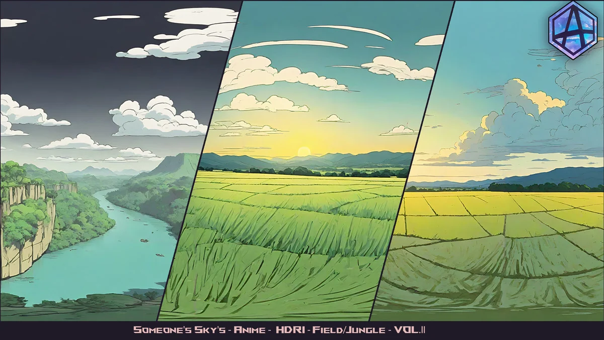 80 HDRI Someone’s Sky’s – Anime – Bundle asset