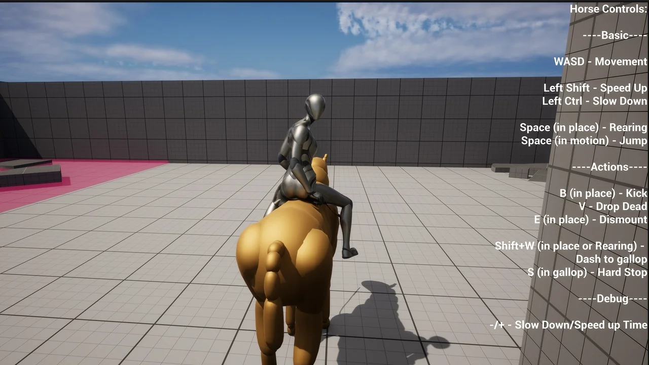 Complete Horse Riding System: Rideable Mount asset
