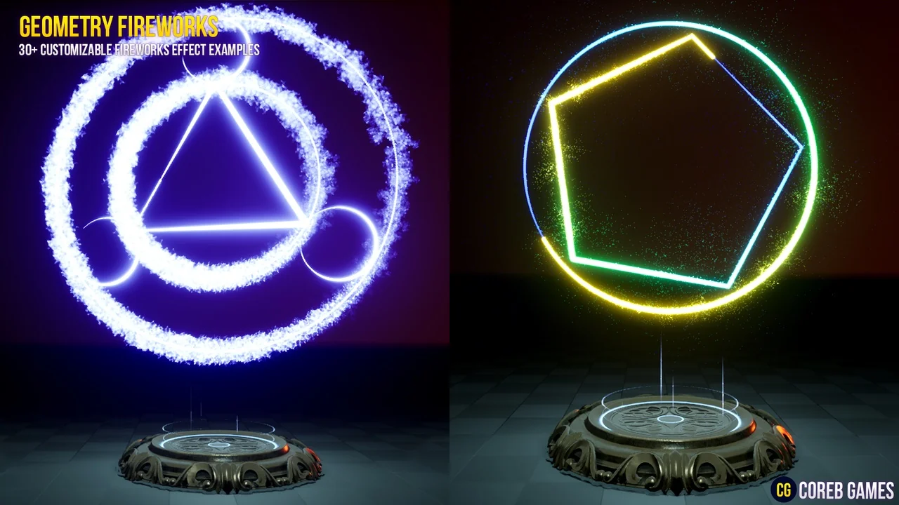 Geometry Fireworks VFX Pack asset