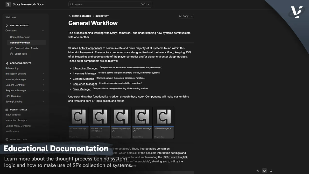 Story Framework 5.2 – Interactive Template asset