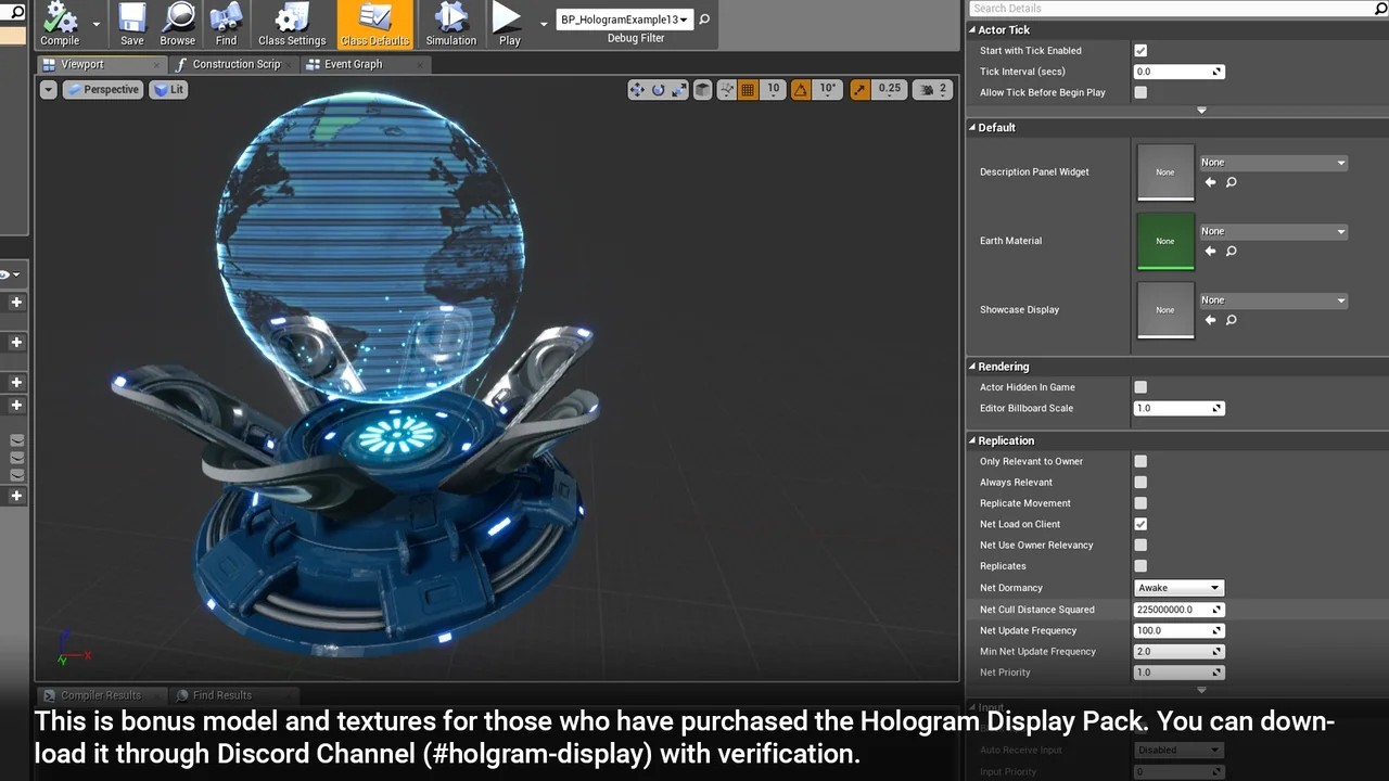 HOLOGRAM DISPLAY Pack asset