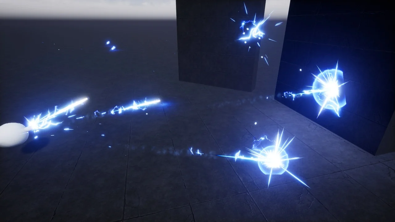 Niagara Toon Projectiles asset