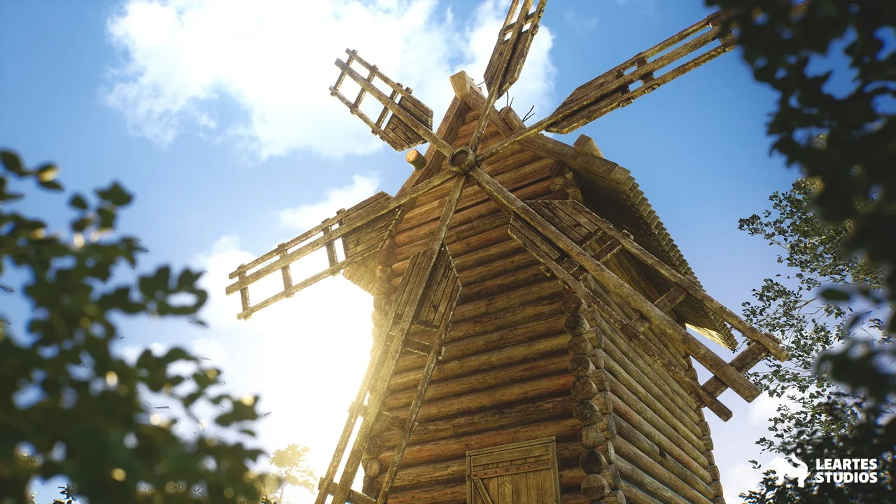 Medieval Russian Village asset