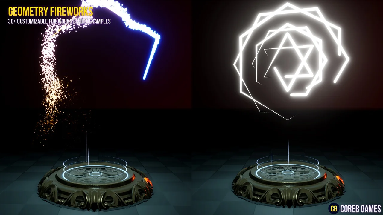 Geometry Fireworks VFX Pack asset