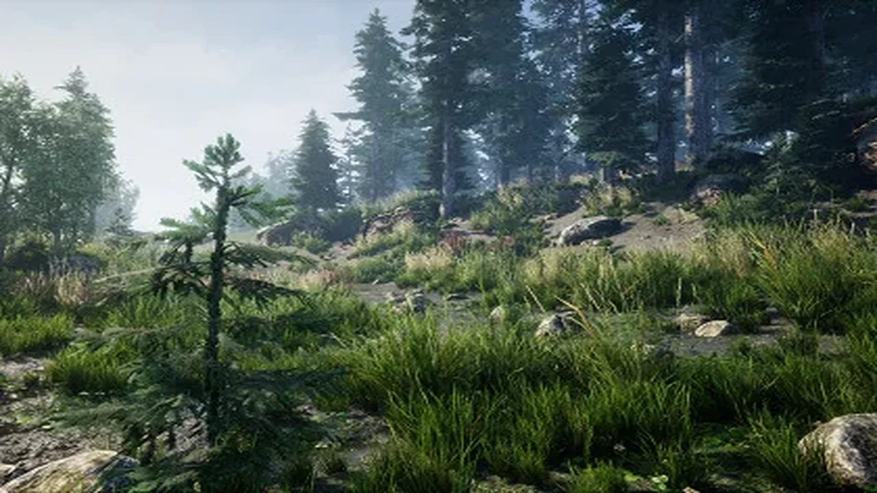 Mountain Trees - Dynamic Nature