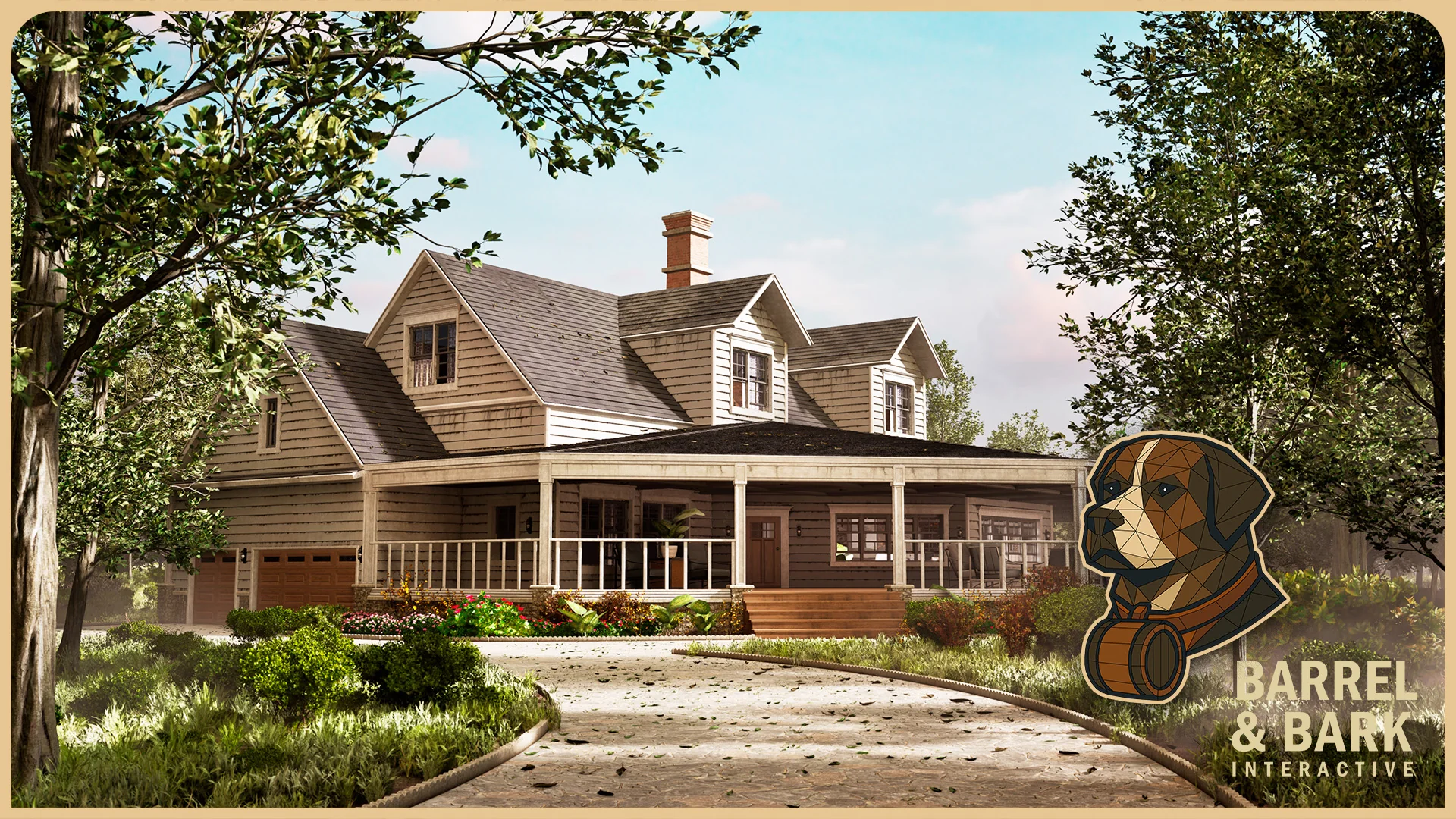 American Suburban House Environment