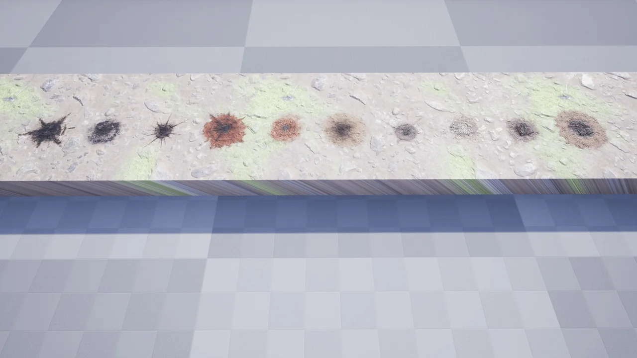 Battle Damaged Decals 1 asset