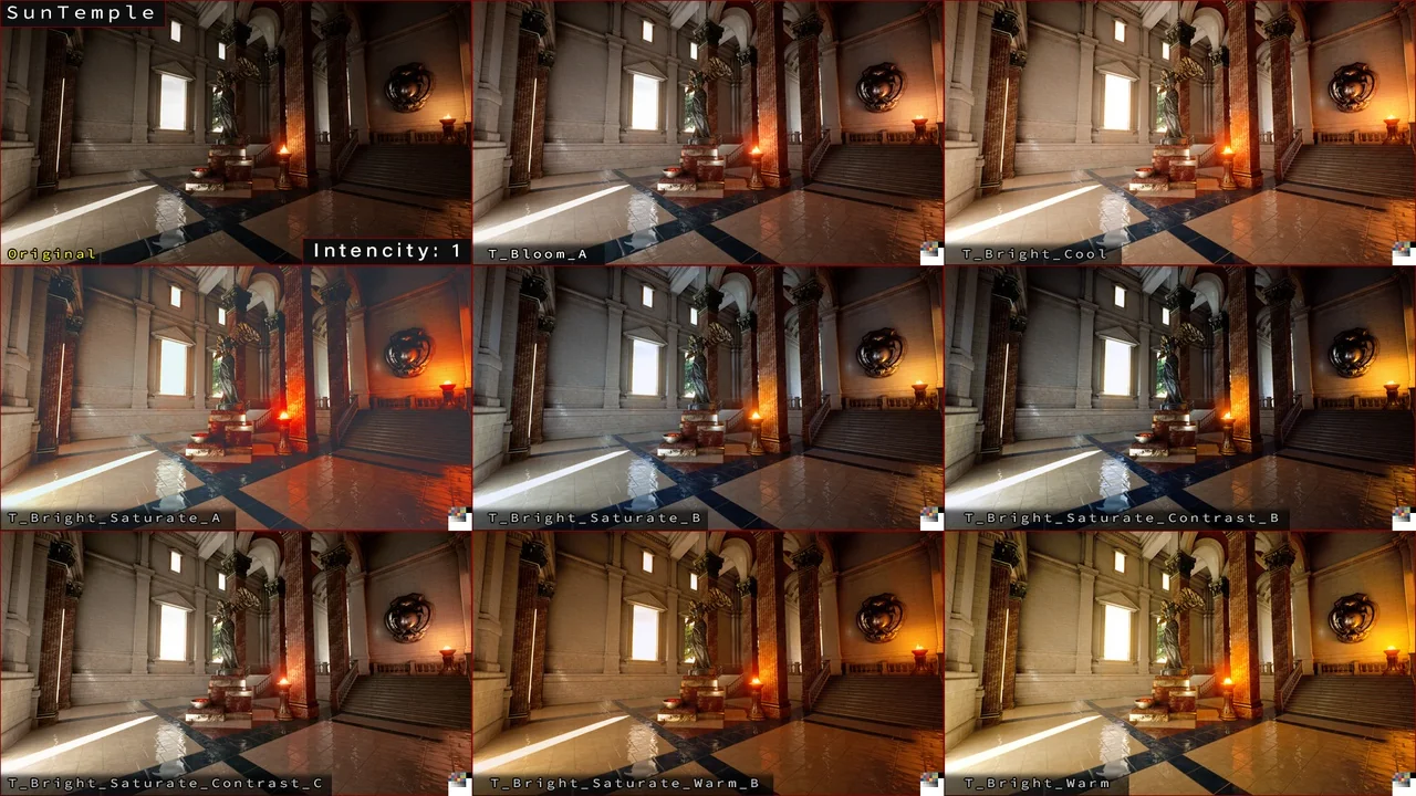 Cinematic LUTs Kit asset