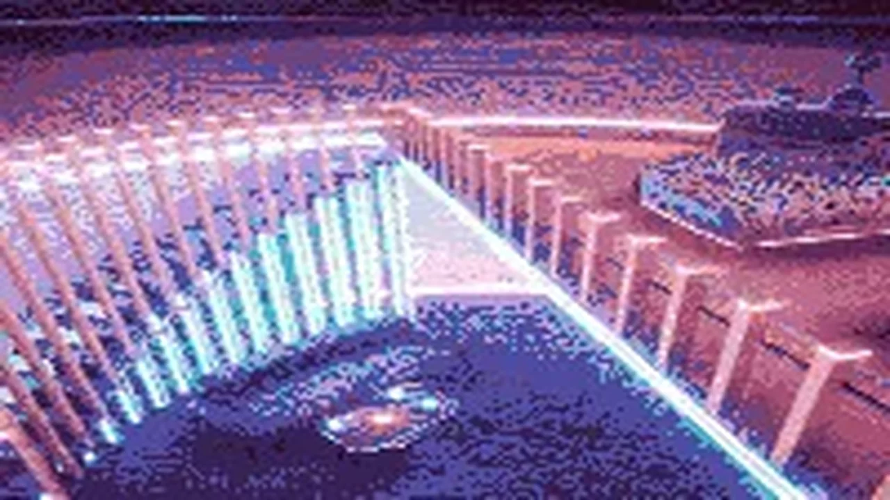 Sci-fi Neon Room