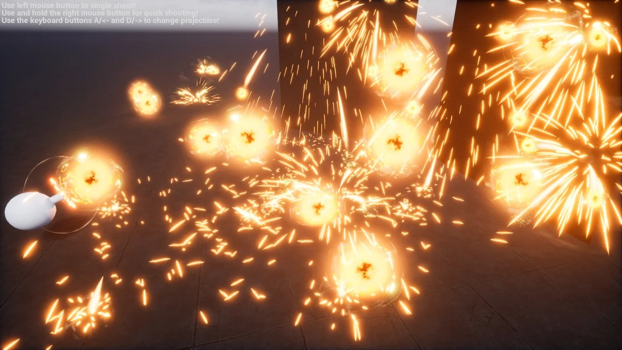 Niagara Projectiles Vol.1 asset