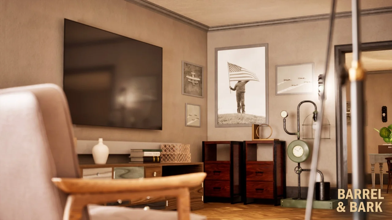 American Suburban House Environment asset