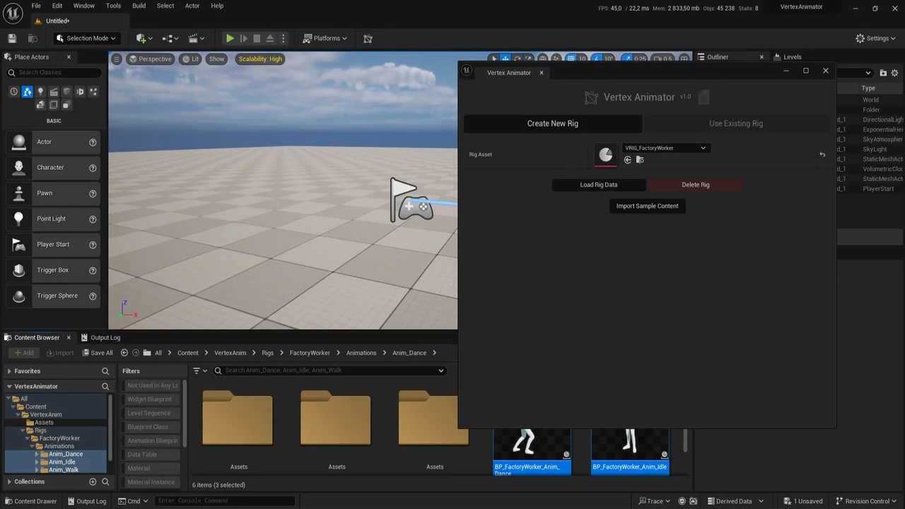 Vertex Animator asset