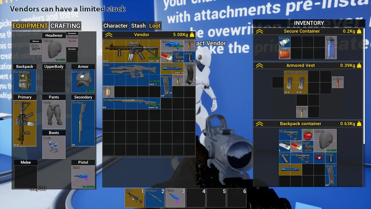 Advanced Jigsaw Inventory system asset