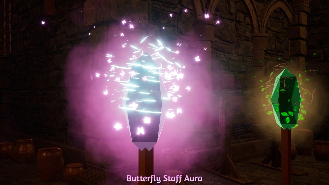 Magical Staff Auras VFX Pack asset