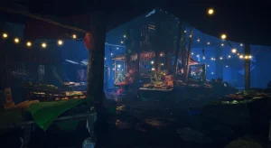 Modular Night Market (Market Environment, Food Market, Bazaar, Grocery Market)