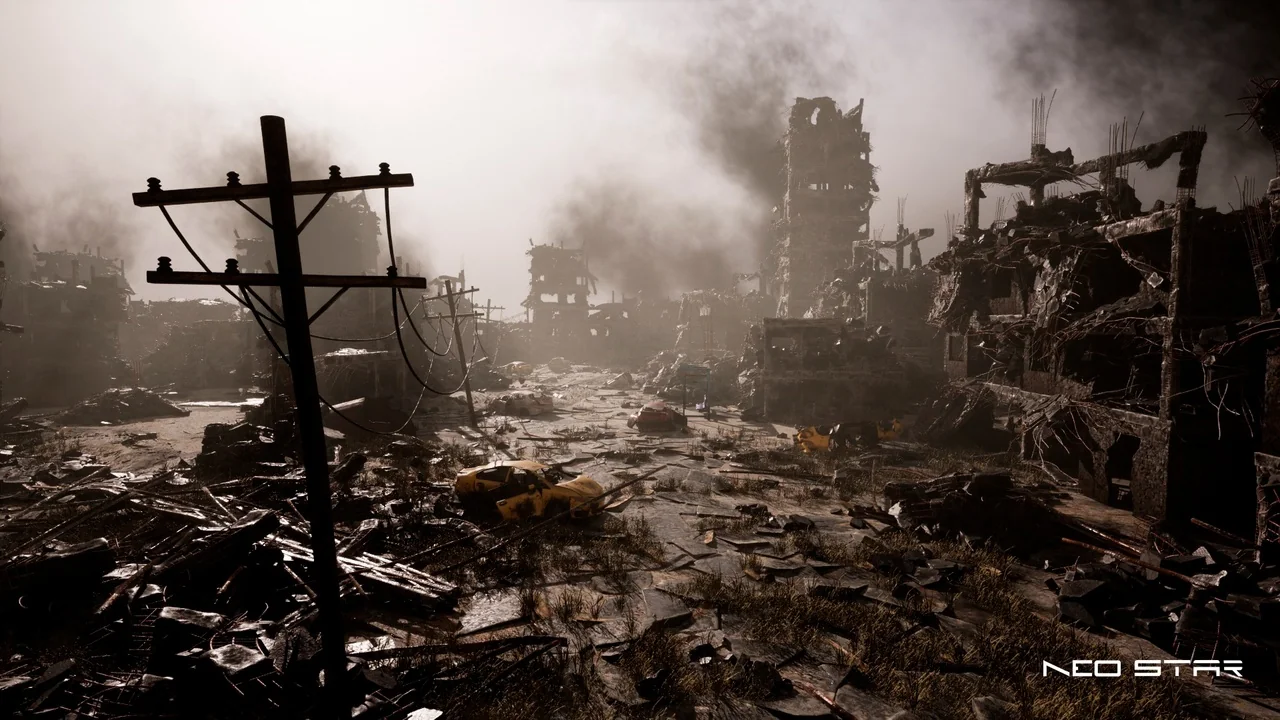 Blasted City – Destroyed Buildings Pack asset