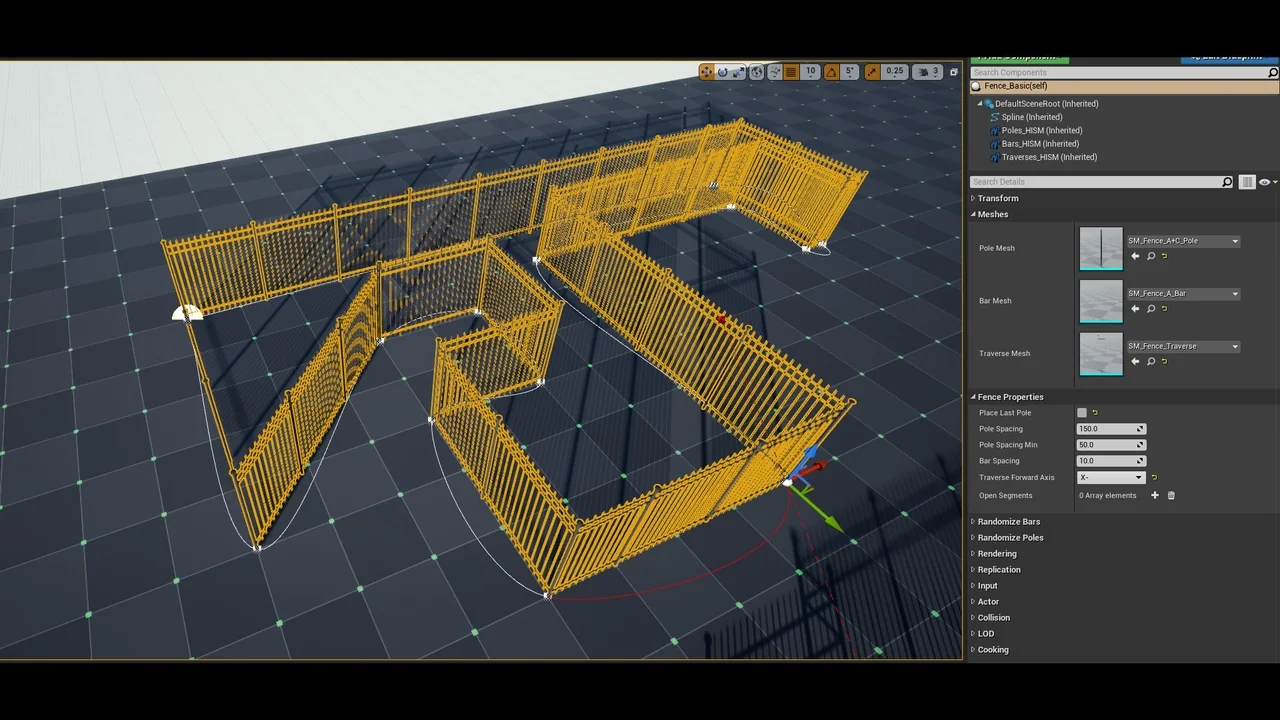 Simple Fence Generator asset