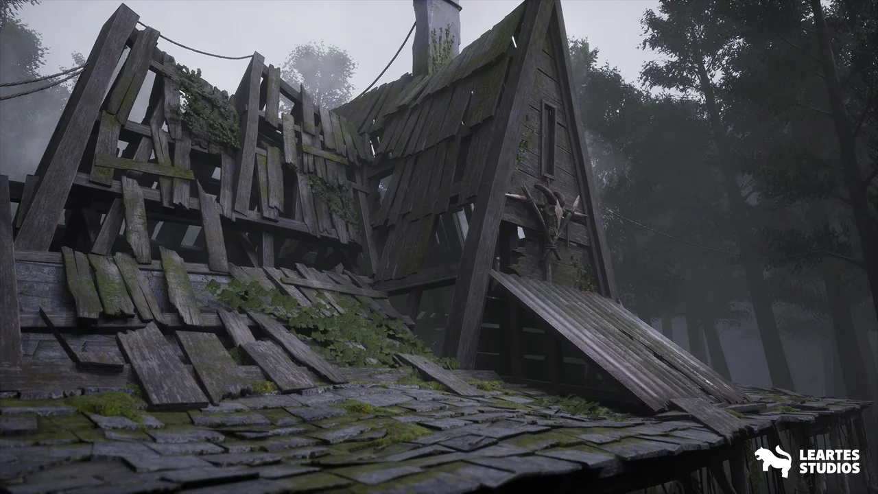 Witch Village Environment ( Witch Village Village Village House House Modular ) asset