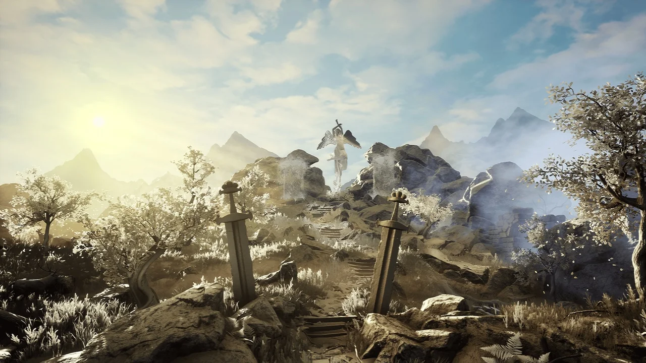 Mountain (Ancient Mountain, Mount, Shrine, Mountain Environment) asset