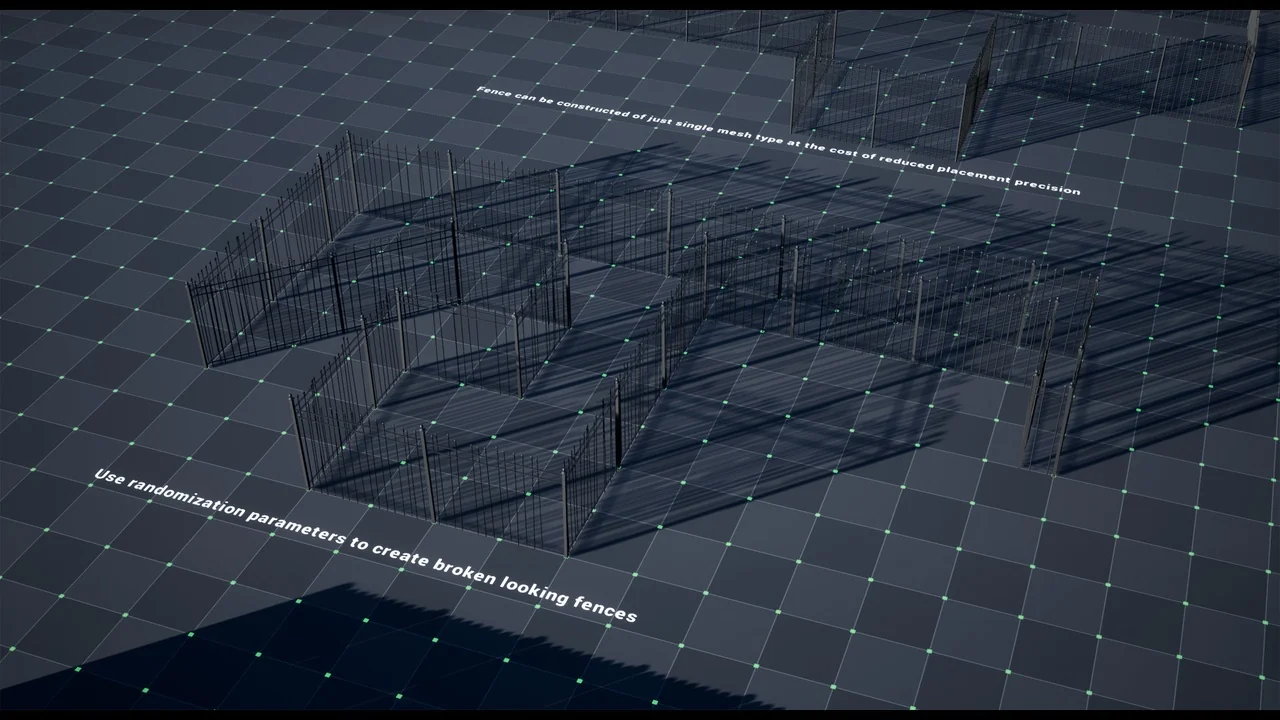 Simple Fence Generator asset