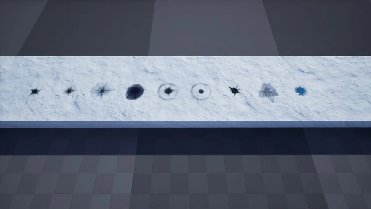 Battle Damaged Decals 1 asset